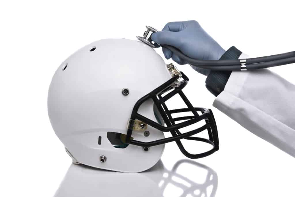 Football Concussion Concept
